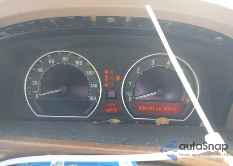 2008 BMW 750I z USA, uszkodzony, nr VIN WBAHL83568DT14138